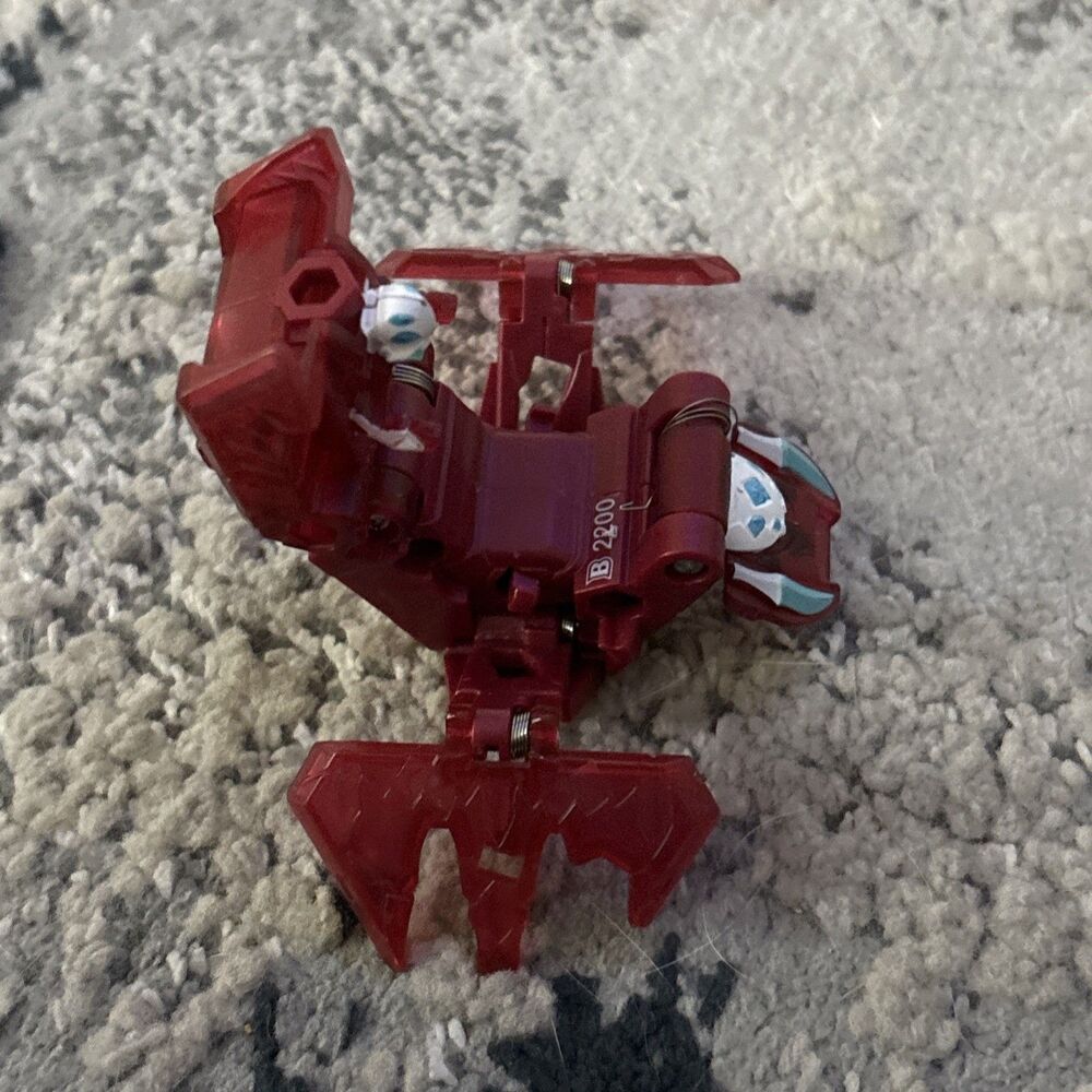 Bakugan GeoForge Arachnia Red Haos Geogan Rising B2200 Battle Brawlers With card - Picture 5 of 7